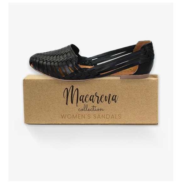 Artisan Shoes - Macarena Collection Sandals women Huarache Colorful Leather Mexican style size 8